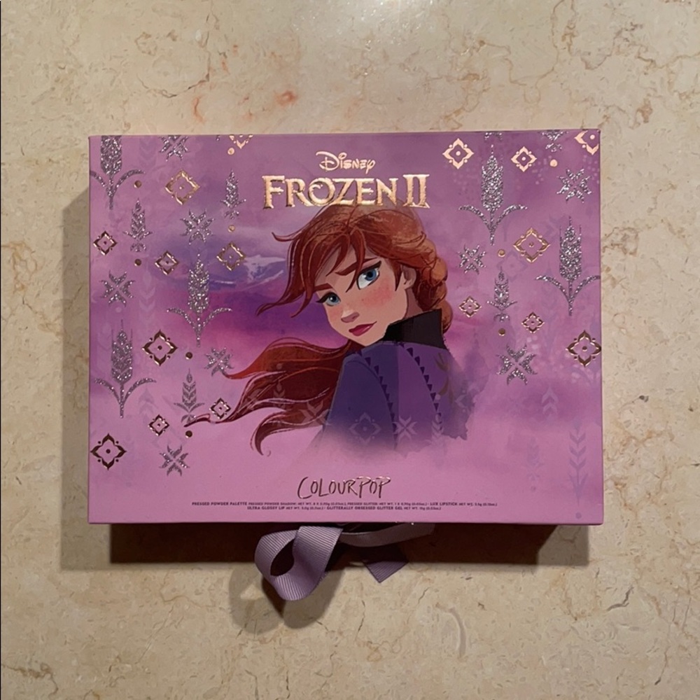 disney frozen 2 colourpop makeup set - anna